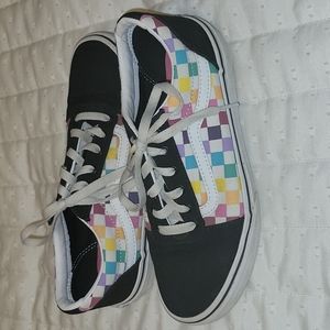 Vans colorful lace up shoes